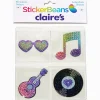 StickerBeans® Claire's Exclusive Music Rhinestone Sticker Set - 4 Pack