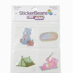 StickerBeans® x Care Bears™ Camping Rhinestone Sticker Set - 4 Pack