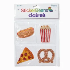StickerBeans® x Claire's Food Rhinestone Sticker Set - 4 Pack