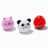 Strawberry Critters Flavored Lip Balm Pot Set - 3 Pack
