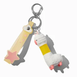 Stretchy Llama Wristlet Keychain