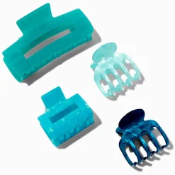 Summer Blues Hair Claws - 4 Pack