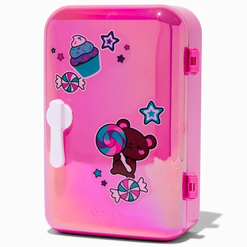 Sweets & Critters Pink Iridescent Fridge Lip Balm Set - 4 Pack