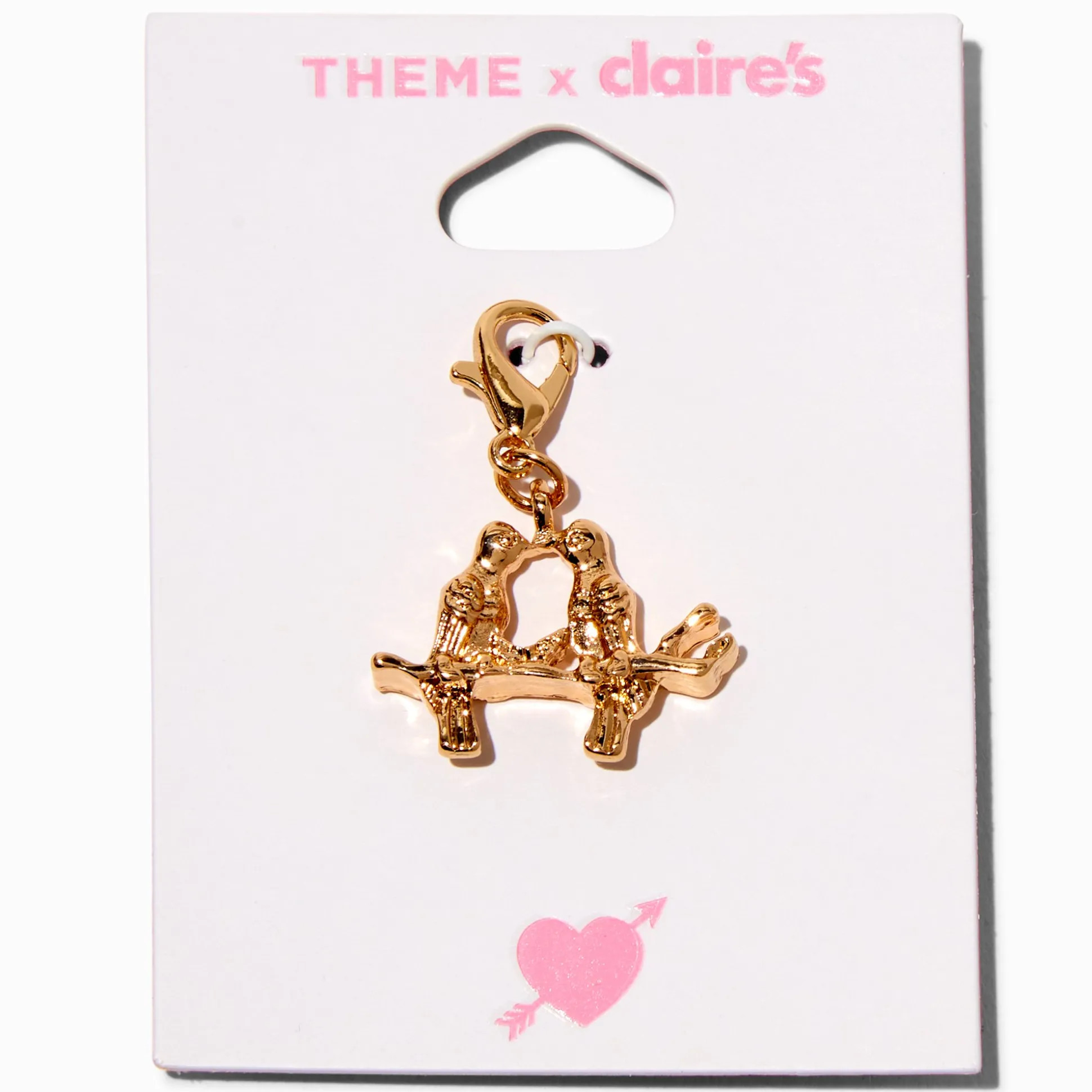 T H E M E x Claire's Gold-tone Love Birds Charm