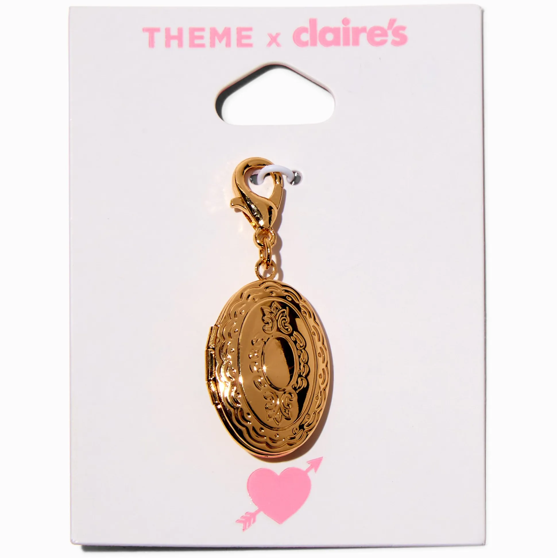 T H E M E x Claire's Gold-tone Locket Charm