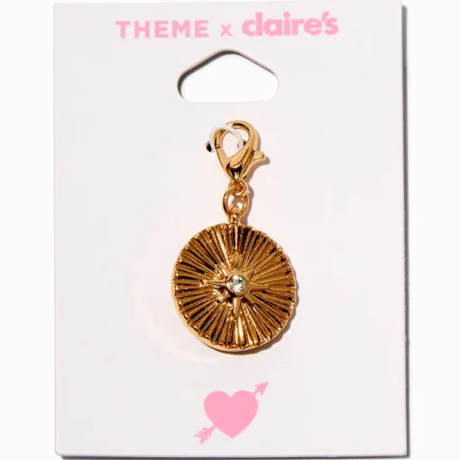 T H E M E x Claire's Gold-tone Medallion Charm