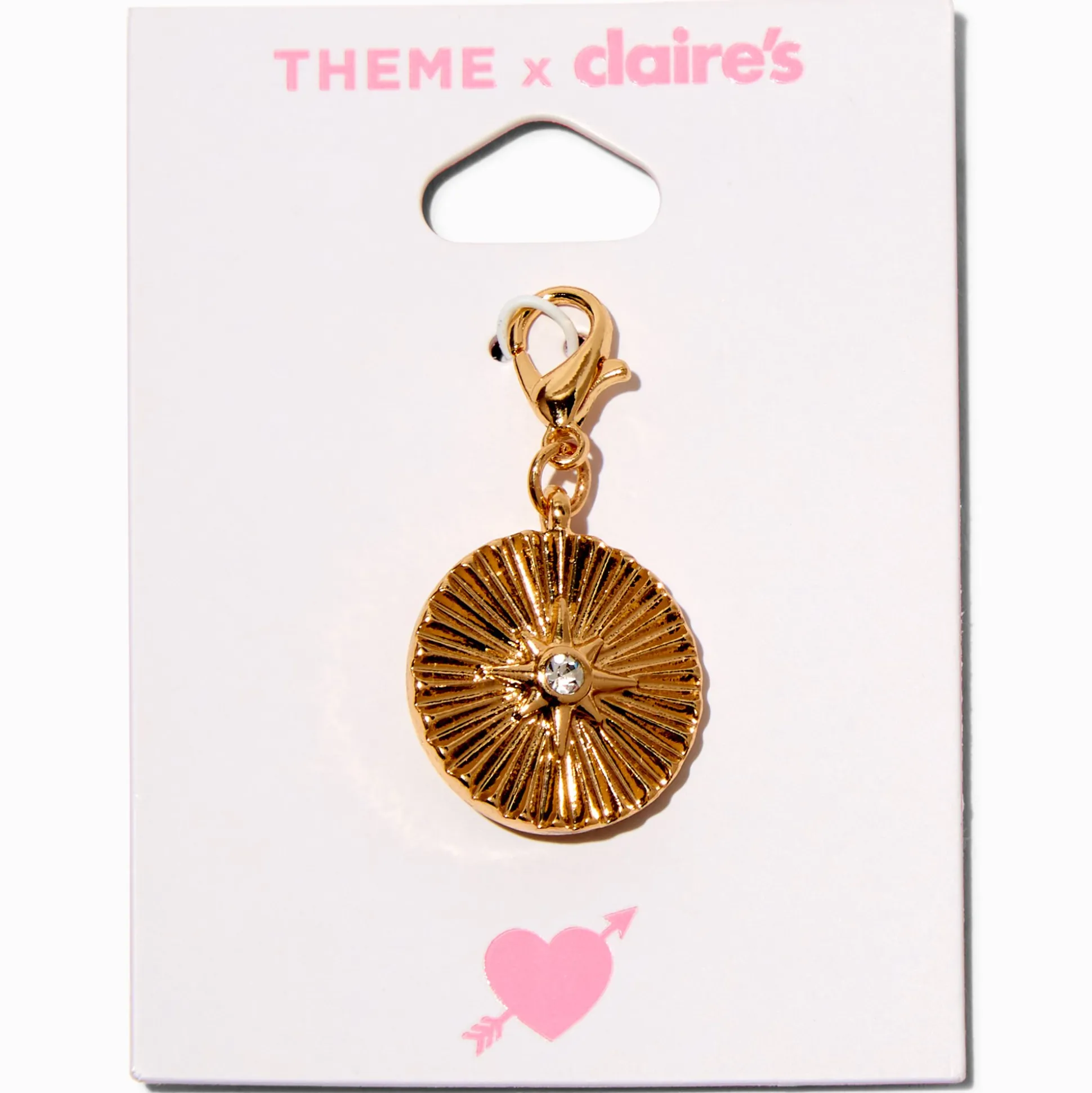 T H E M E x Claire's Gold-tone Medallion Charm