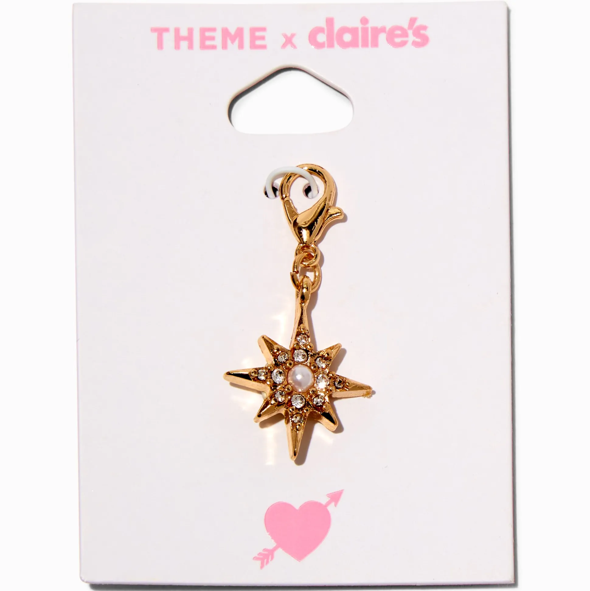 T H E M E x Claire's Gold-tone Pavé Starburst Charm