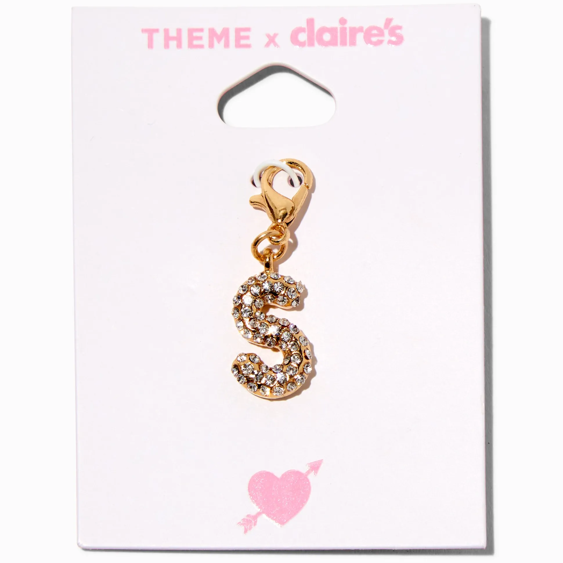 T H E M E x Claire's Gold-tone S Initial Charm