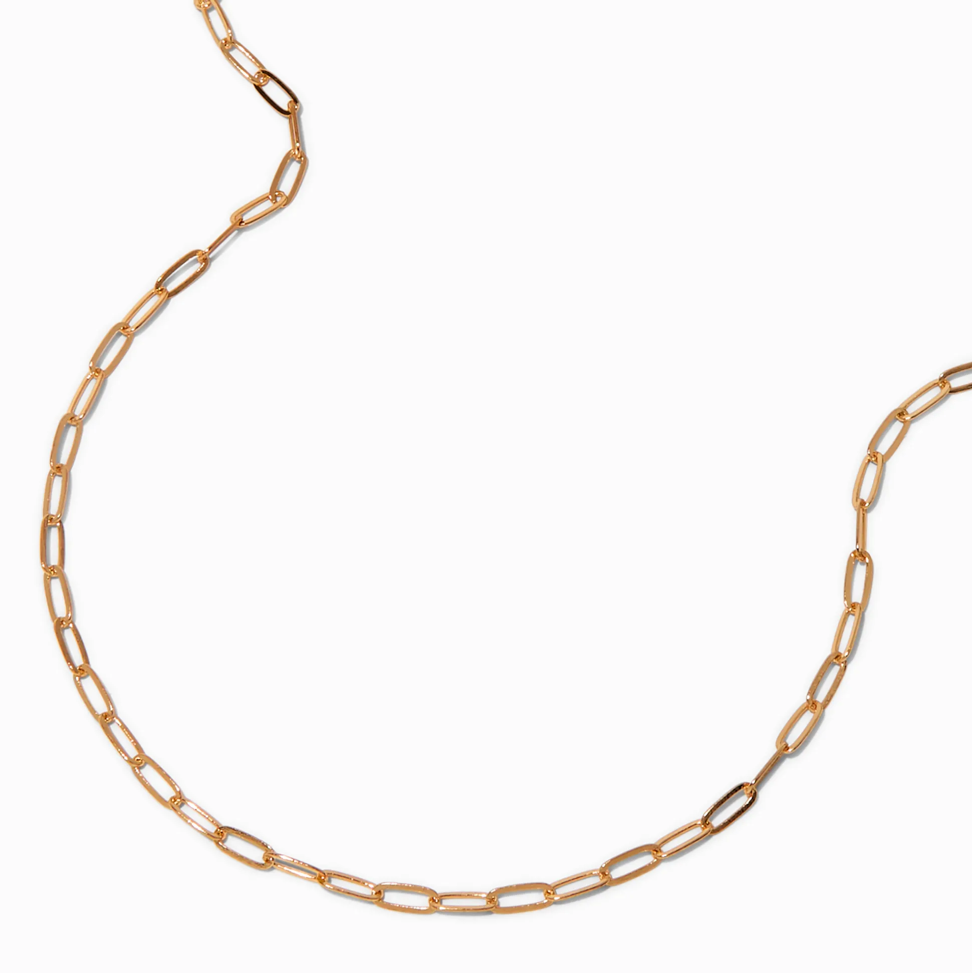 T H E M E x Claire's Gold-tone Paperclip Chain Necklace