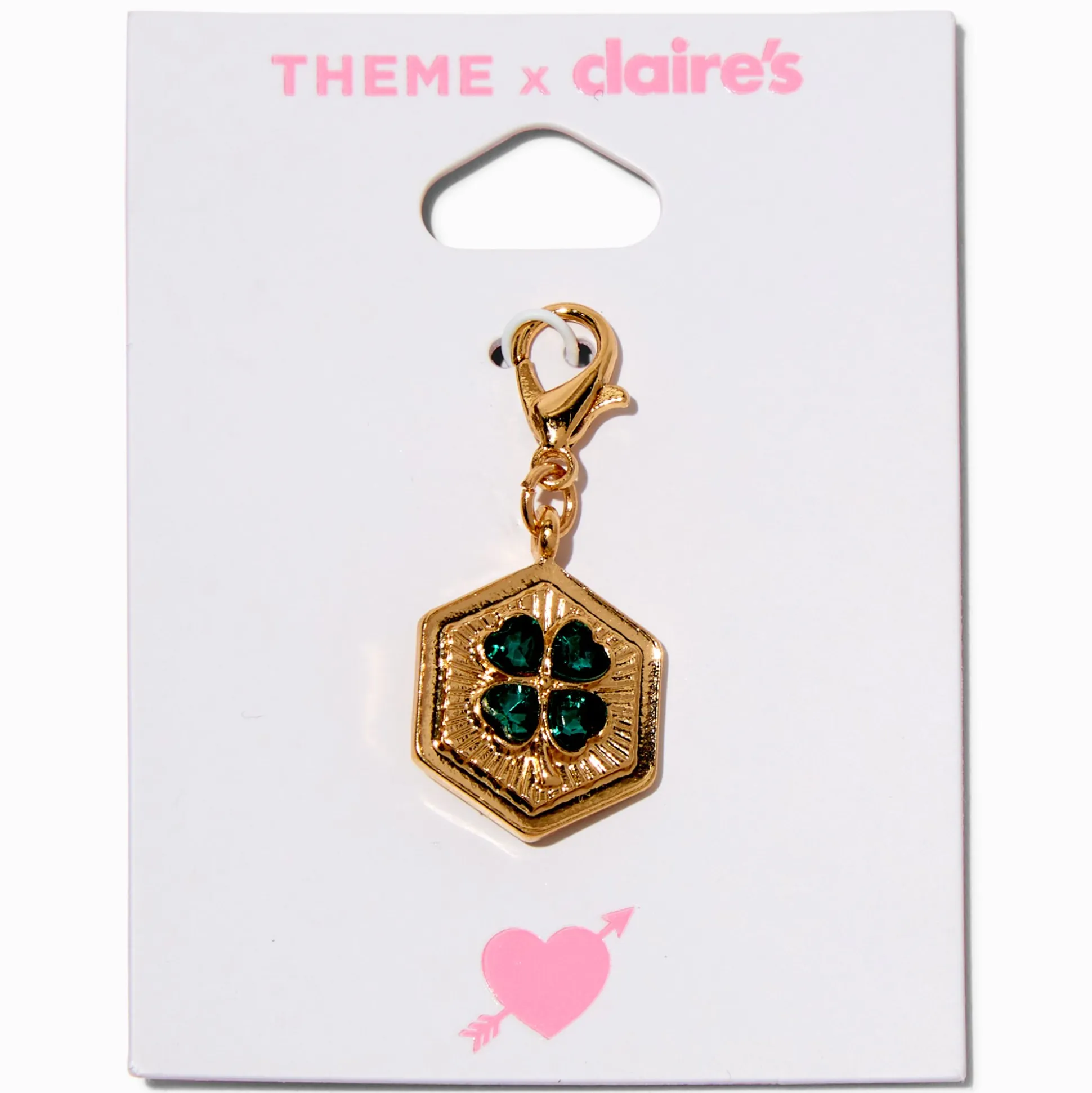 T H E M E x Claire's Green Crystal Lucky Charm