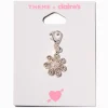 T H E M E x Claire's Silver-tone Pavé Daisy Charm