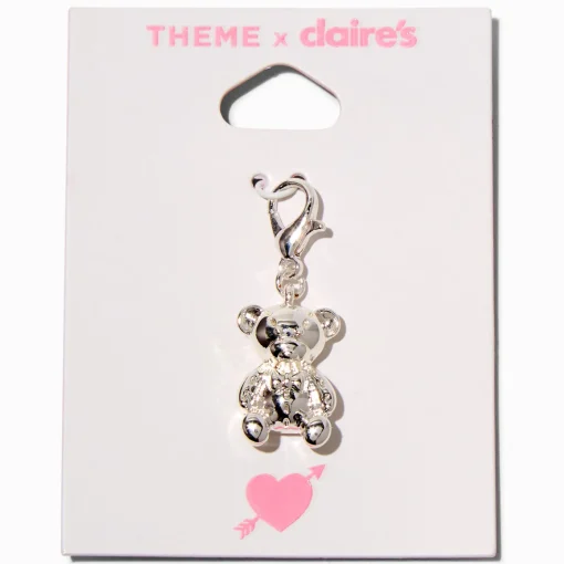 T H E M E x Claire's Silver-tone Teddy Bear Charm