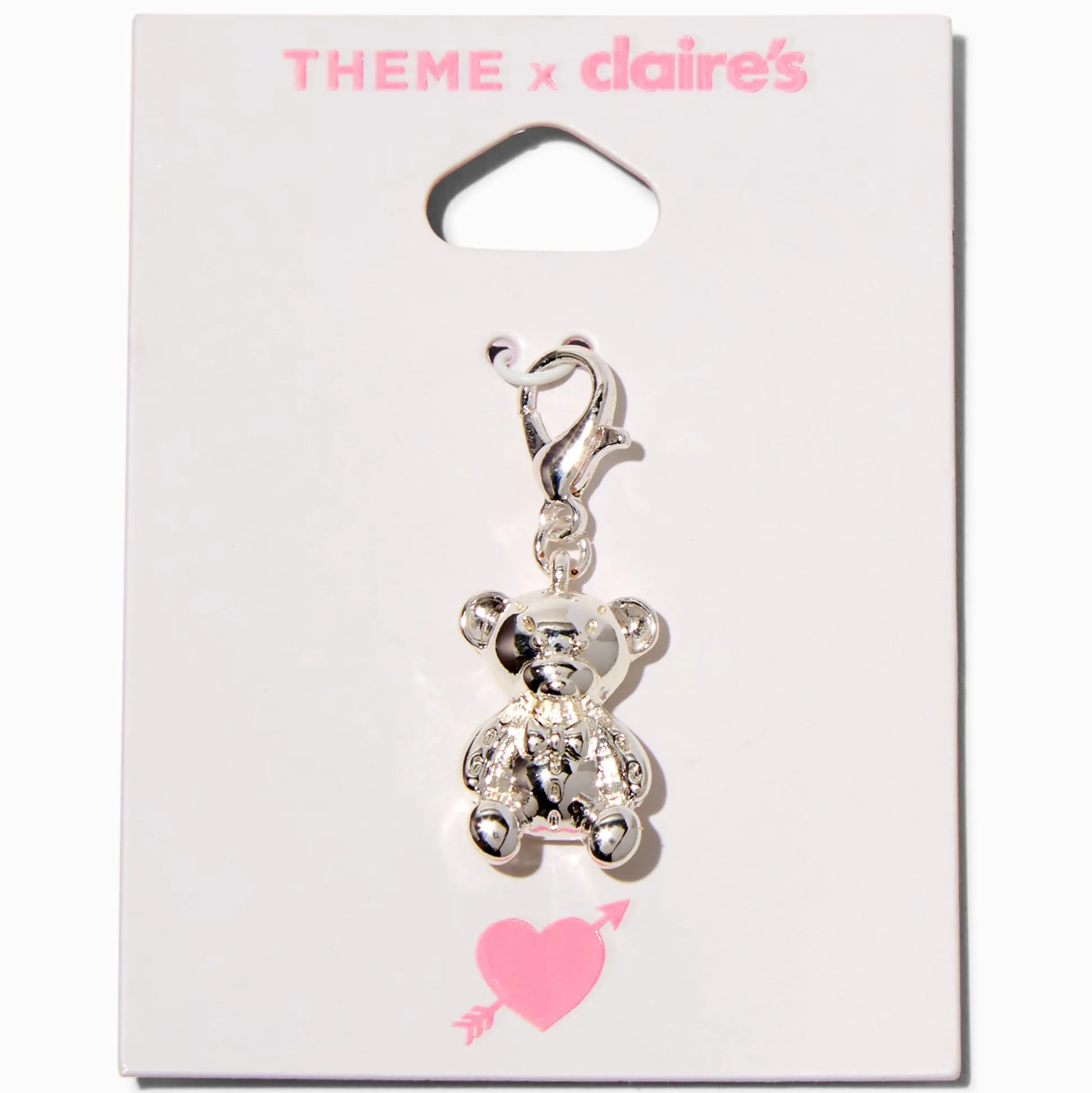 T H E M E x Claire's Silver-tone Teddy Bear Charm