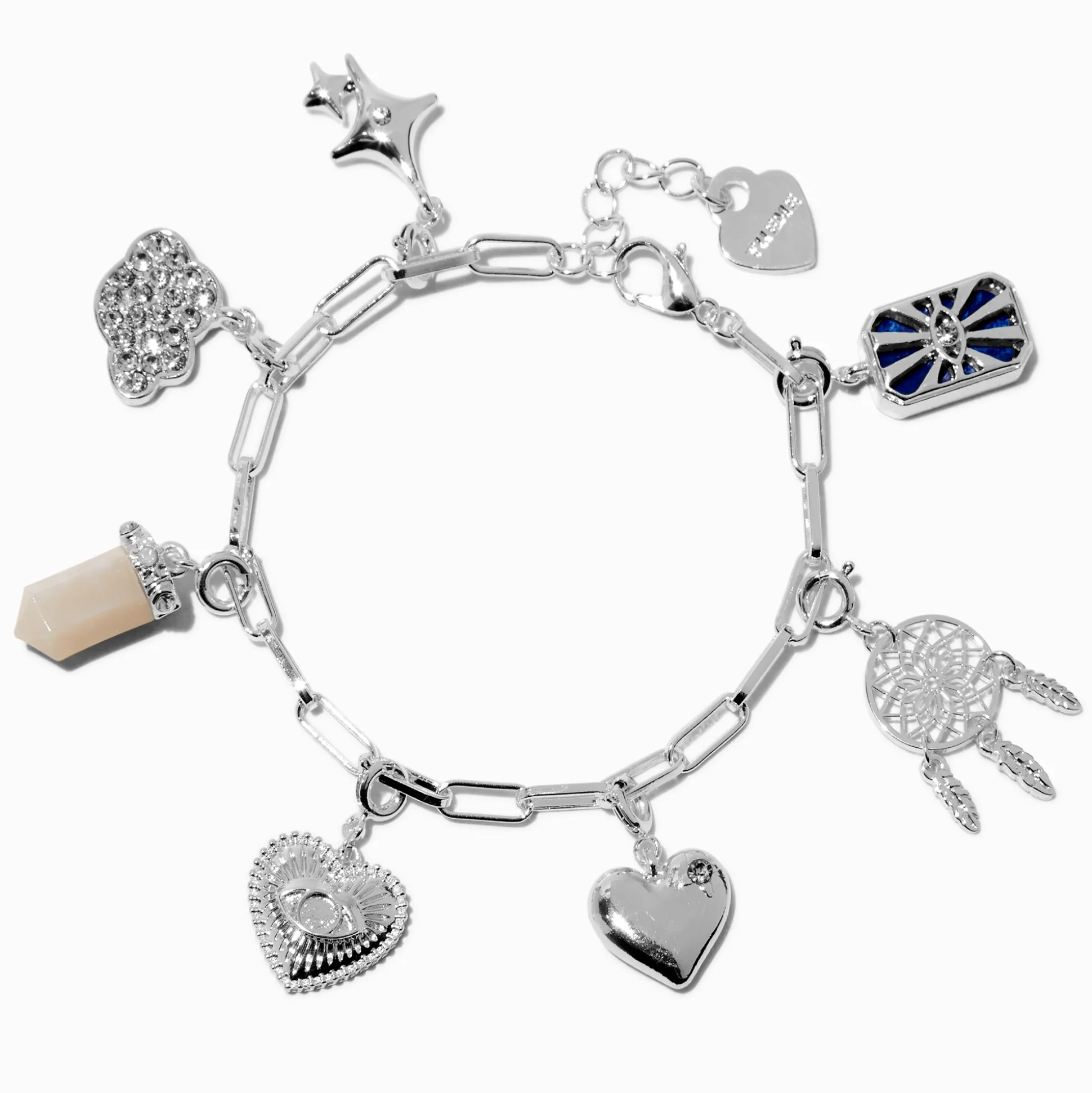T H E M E x Claire's Silver-tone Dream Charm Bracelet
