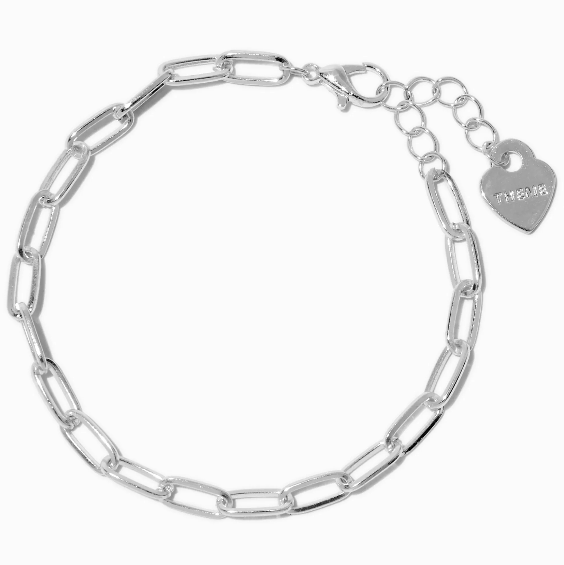 T H E M E x Claire's Silver-tone Paperclip Chain Bracelet
