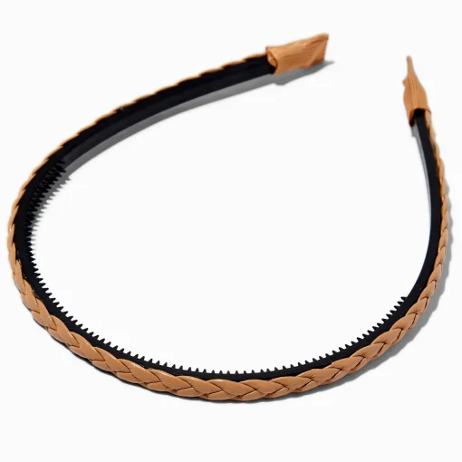 Tan Braided Headband