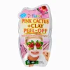 7th Heaven Pink Cactus & Clay Peel Off Face Mask