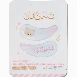 The Crème Shop® Beary Bright! Depuffing Hydrogel Under Eye Patches - 2 Pack