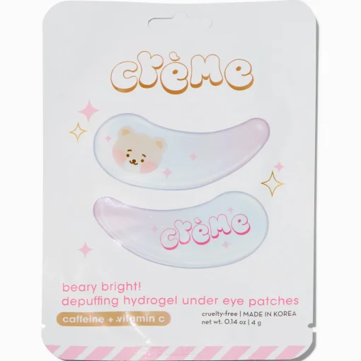 The Crème Shop® Beary Bright! Depuffing Hydrogel Under Eye Patches - 2 Pack