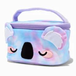 Tie Dye Koala Plush Makeup Bag
