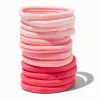 Tonal Pink Rolled Hair Ties - 12 Pack