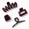 Tortoiseshell Mixed Hair Claws - 4 Pack