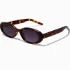 Tortoiseshell Oval Sunglasses