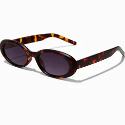 Tortoiseshell Oval Sunglasses