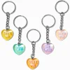 Valentine's Day Candy Heart Best Friends Keychains - 5 Pack