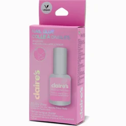Vegan Pink Brush On Faux Nail & Nail Art Glue