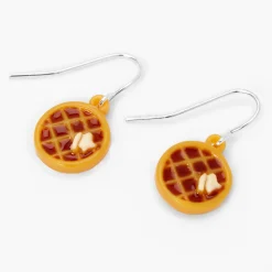 Waffle 1" Drop Earrings