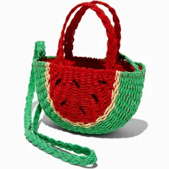 Watermelon Woven Crossbody Bag