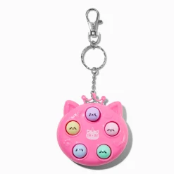 Whac-A-Mole Caticorn Game Keychain