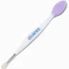 White & Purple Dual-Ended Lip Scrub Brush