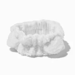 White Bear Sherpa Makeup Headwrap
