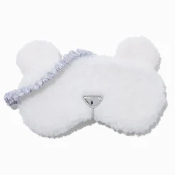 White Bear Sherpa Sleeping Mask