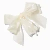 White Bow Banana Hair Claw Clip