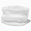 White Flat Ribbed Headwrap
