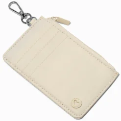 White Nylon Credit Card Case