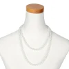 White Pearl Long Necklace