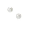 White Pearl 12mm Stud Earrings