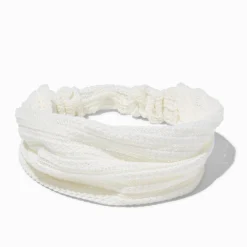 White Sheer Headwrap