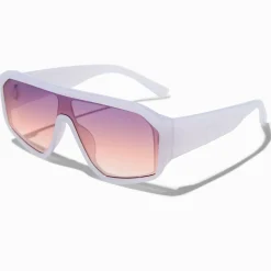 White Shield Sunglasses