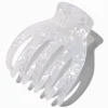 White Yoga Hair Claw