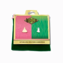 Wicked™ Claire's Exclusive Sterling Silver Glinda & Elphaba Stud Earrings