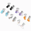 Woodland Creature Clip-on Drop Earrings - 6 Pack