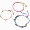 Woven Rope Heart Bracelet Set - 3 Pack