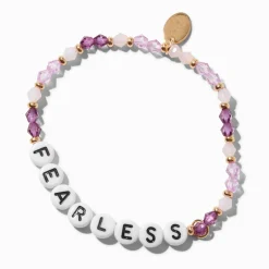 ''Fearless'' Beaded Stretch Bracelet
