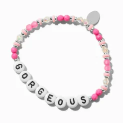 ''Gorgeous'' Beaded Stretch Bracelet